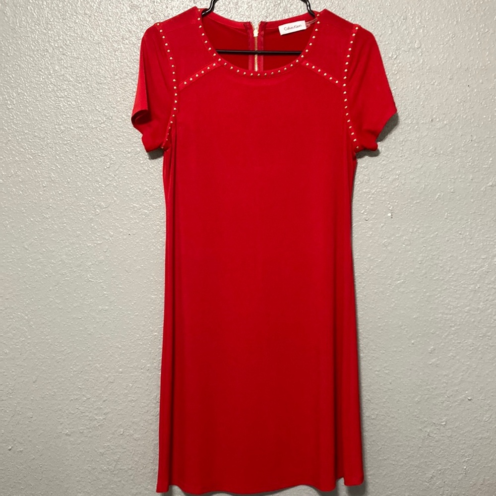 Calvin Klein Red T-shirt dress